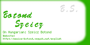 botond szeicz business card